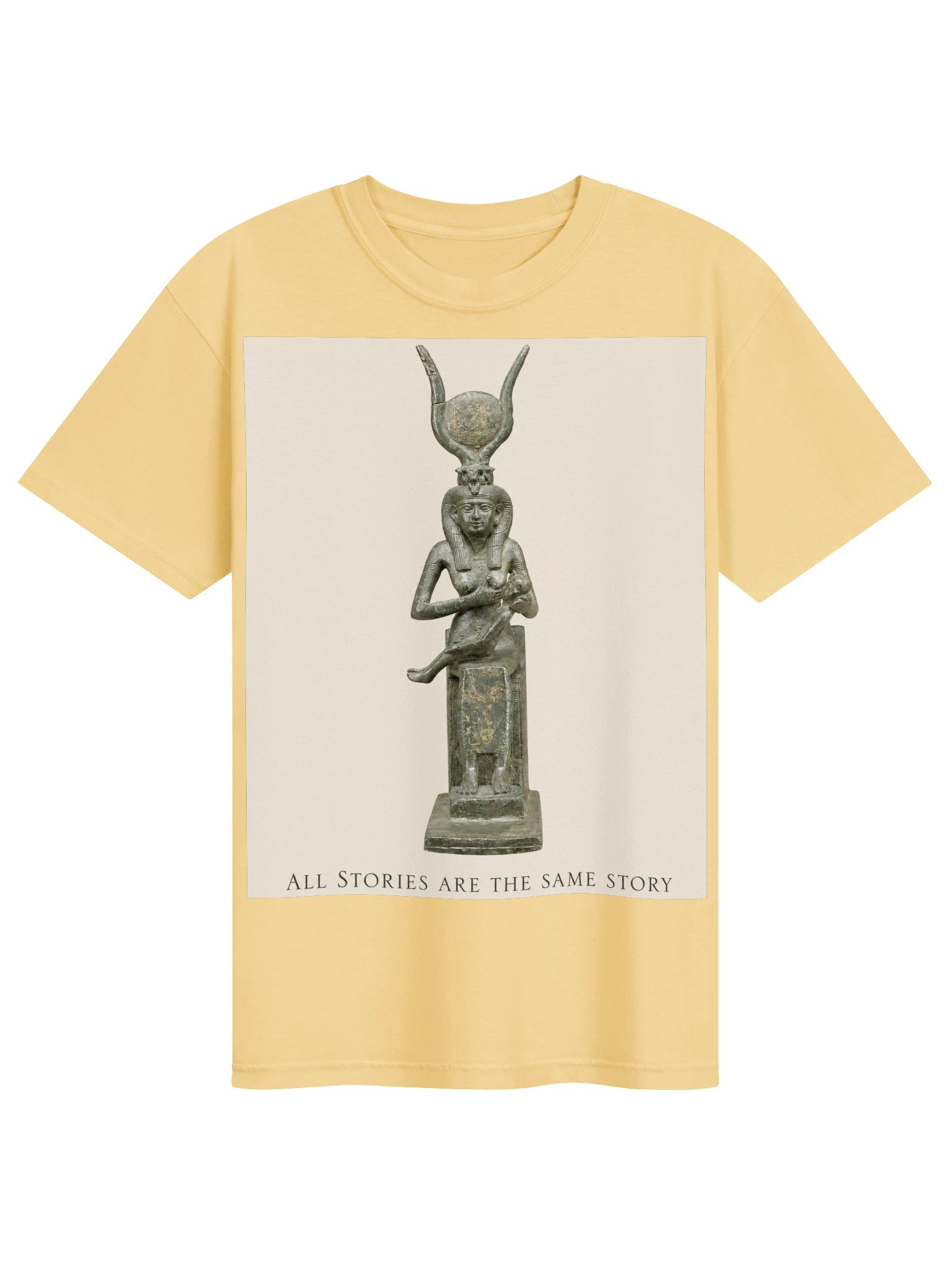 Geomytha Artifact 002 — Isis Nursing Horus Tee product image (1)