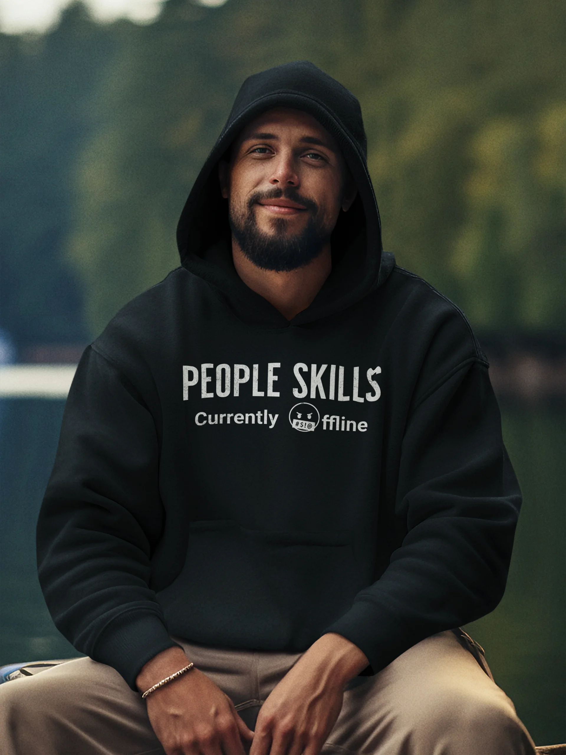 People Skills Currently Offline Hoodie (Unisex) product image (5)
