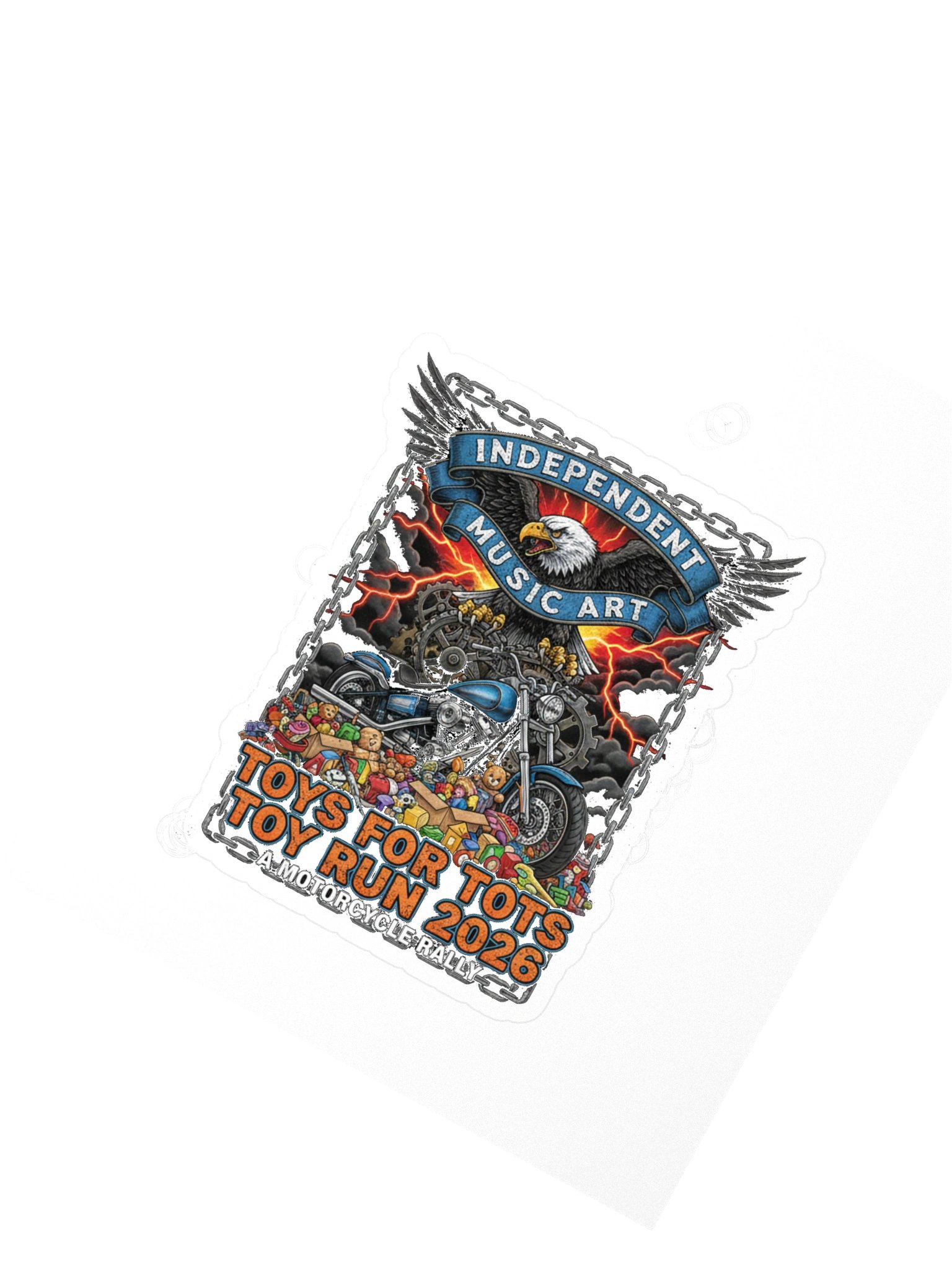 Eagle & Motorcycle Charity Stickers product image (2)