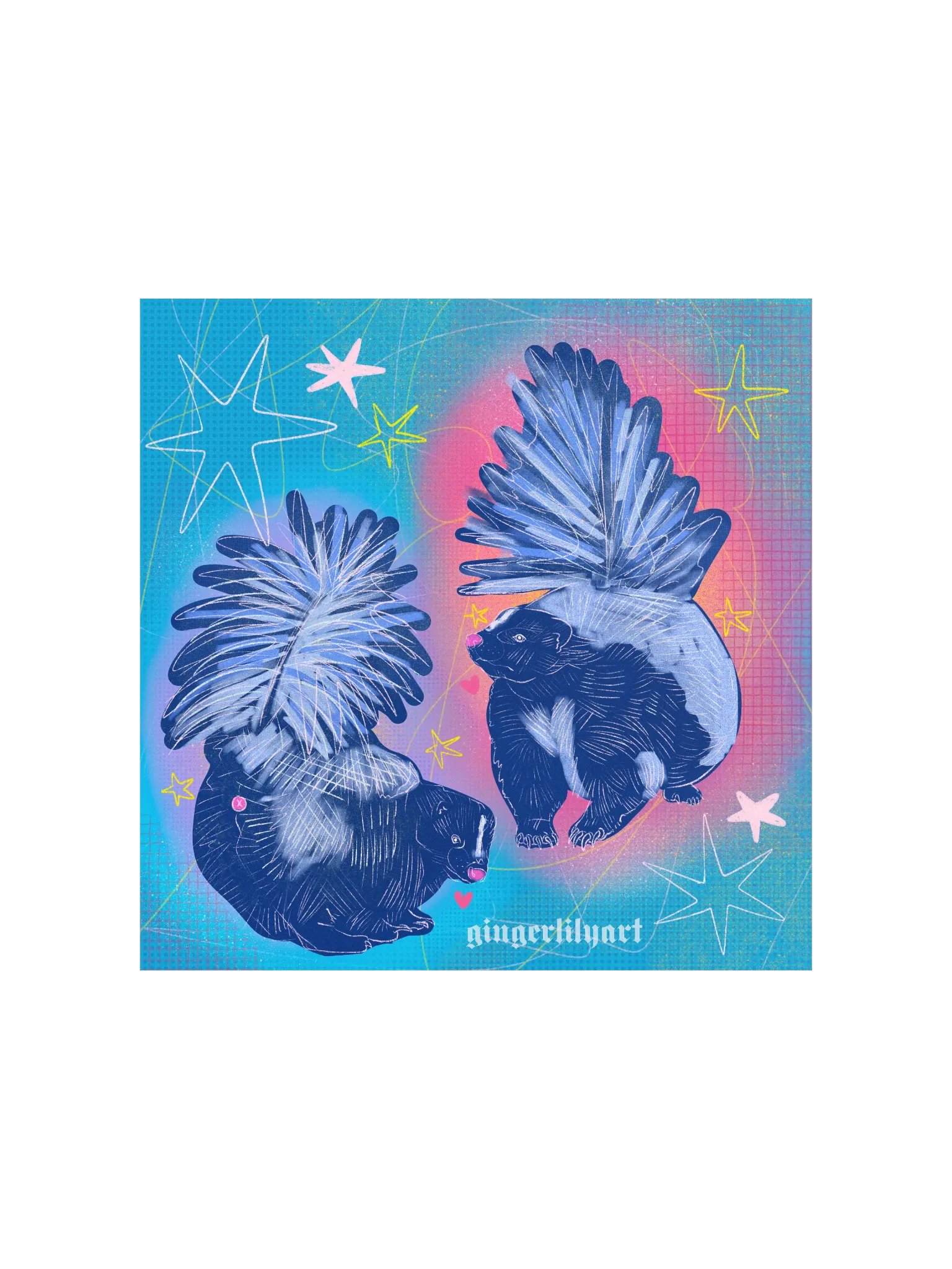 SKUNKS! print product image (2)