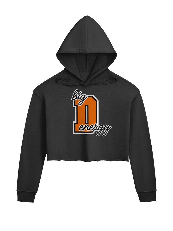Big D Energy Bella + Canvas Crop Hoodie - Logo on Front product image (1)