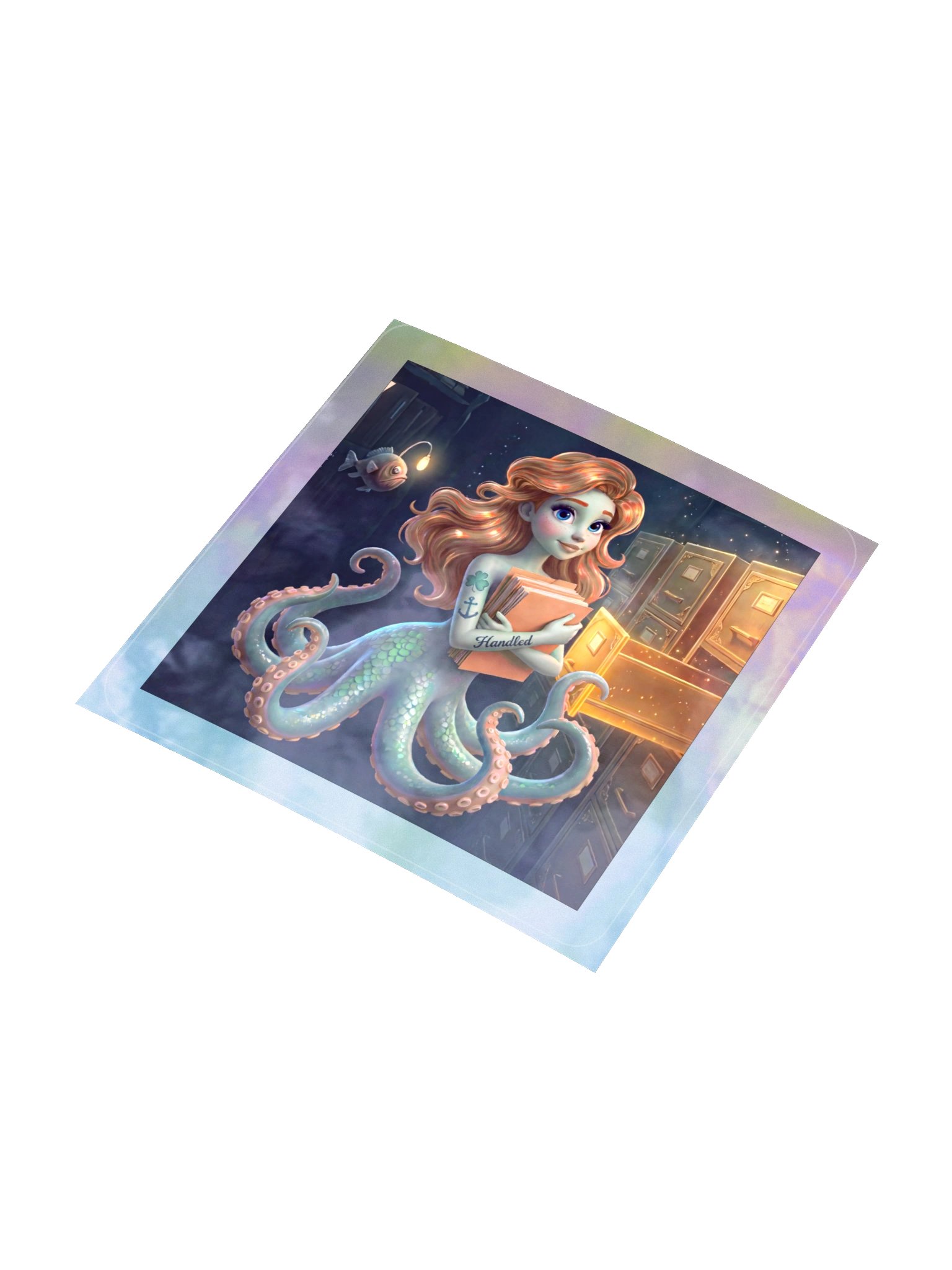Handled's Ella holographic sticker product image (3)