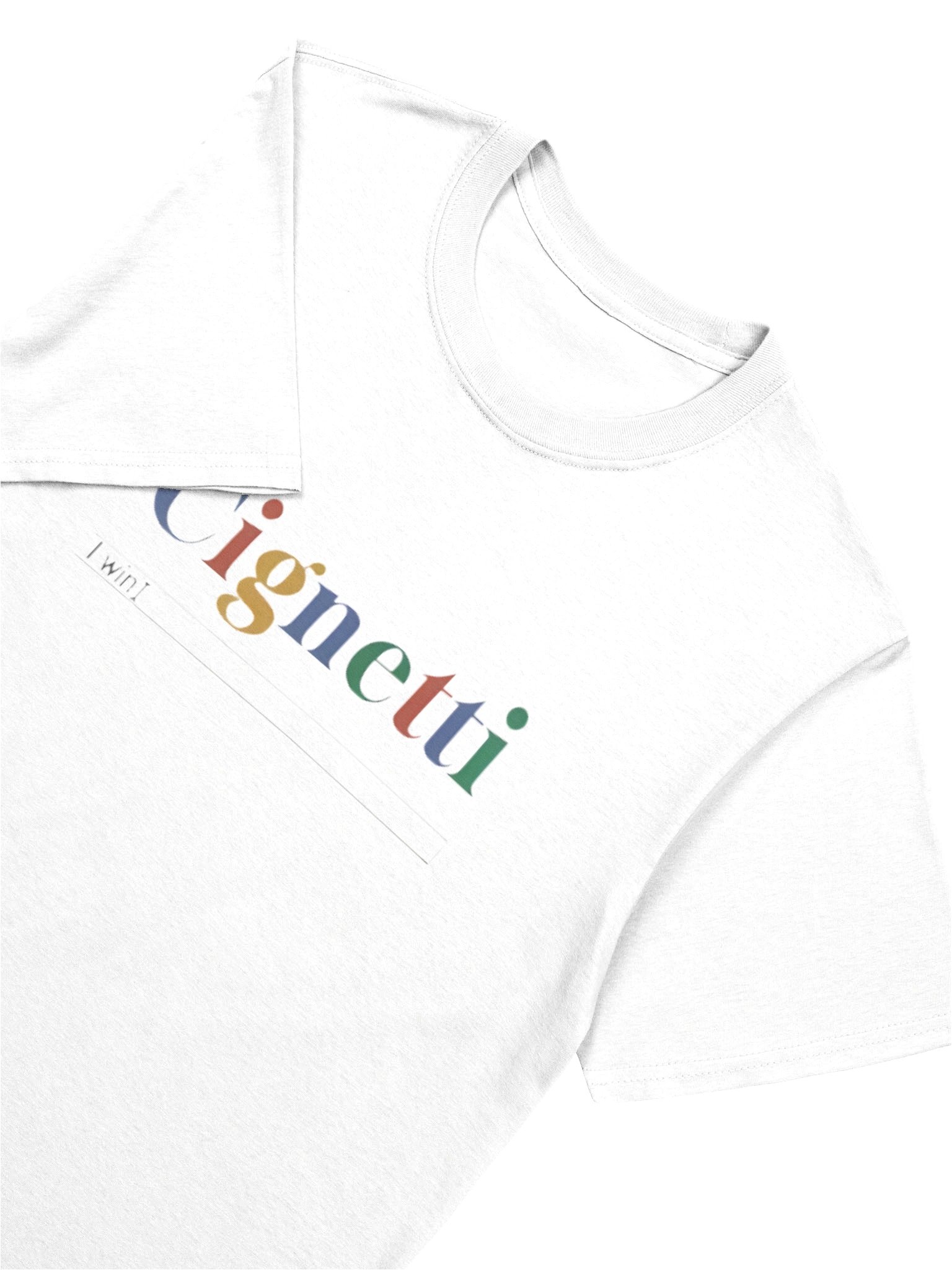 CignettI “I Win” Search Bar T-shirt product image (5)