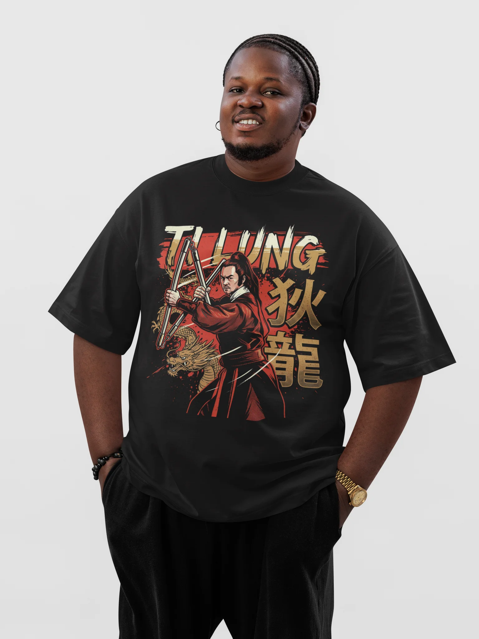 Ti Lung Kung Fu Classic Heavy Tee product image (2)