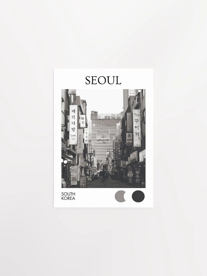 Streets of Seoul I - Black & White product image (1)