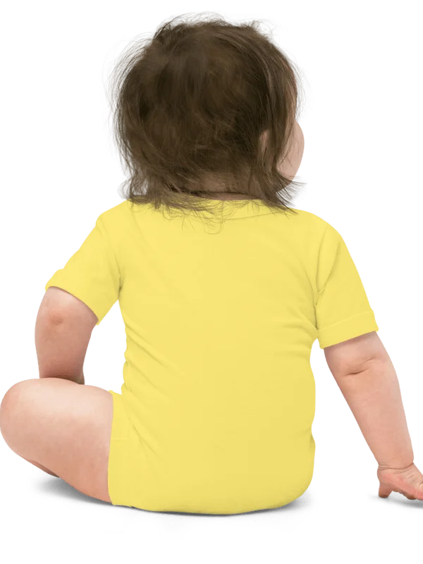 KIZOMBA - BABY SHORT SLEEVE - ONESIE - YELLOW product image (3)