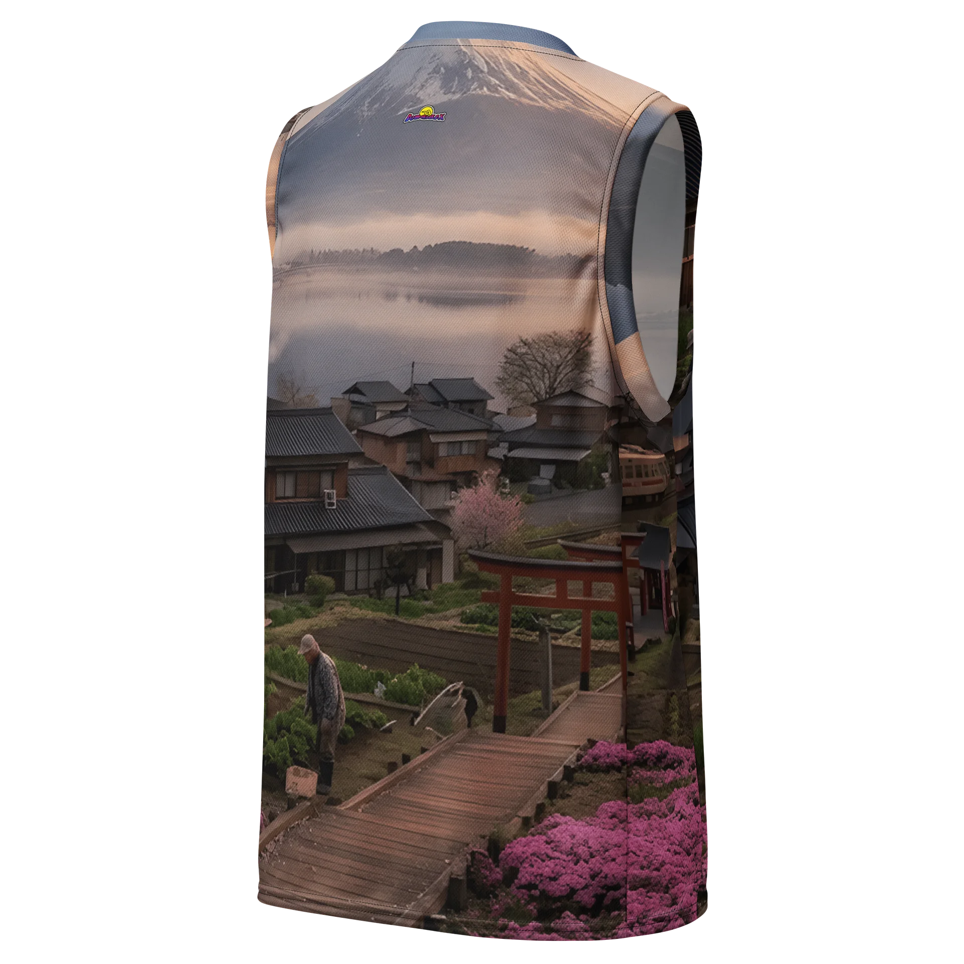 Mount Fuji Recycled Basketball Jersey | Moisture-Wicking UPF 50+ product image (3)