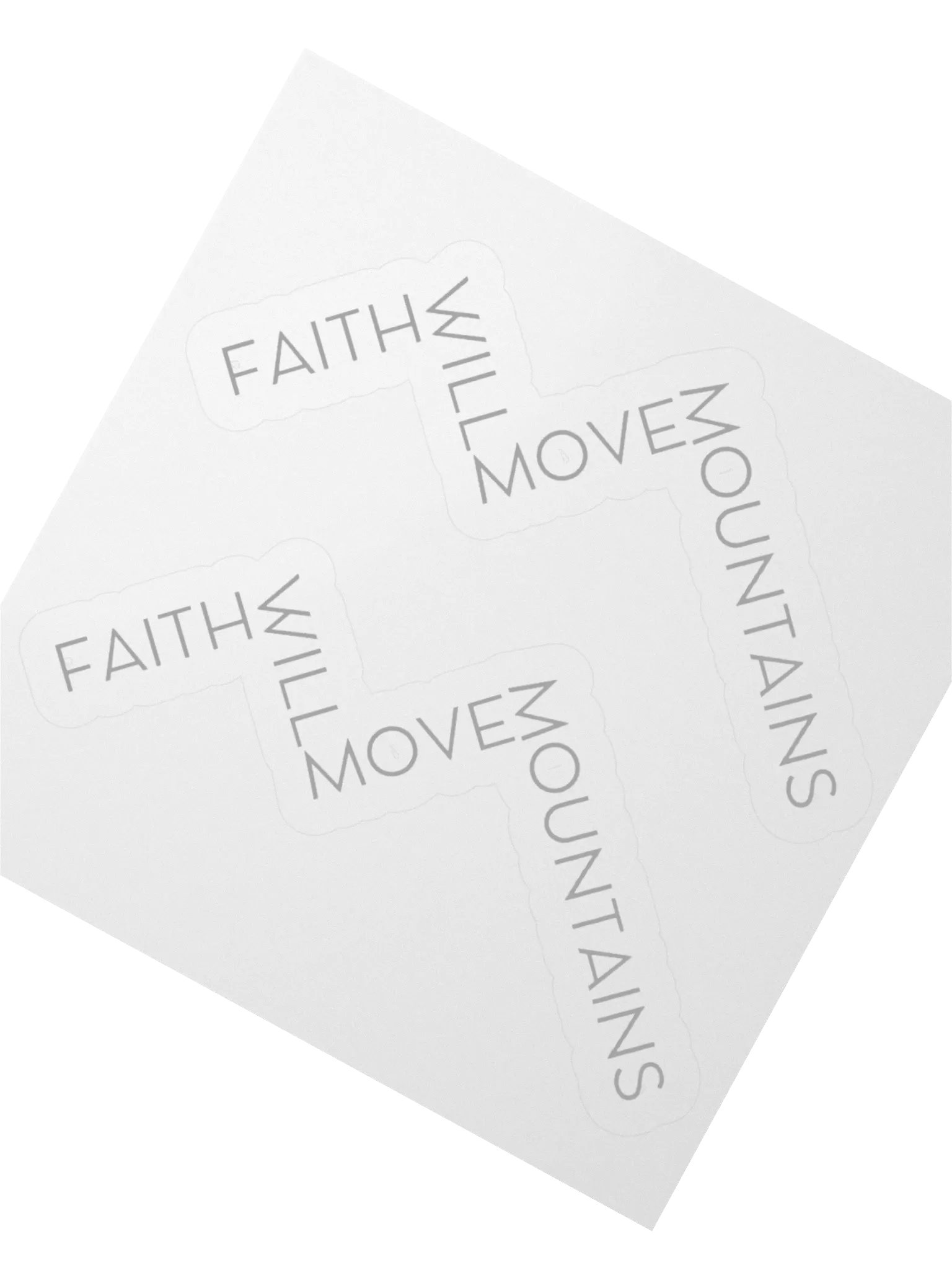 Faith will Move Mountains Sticker product image (2)