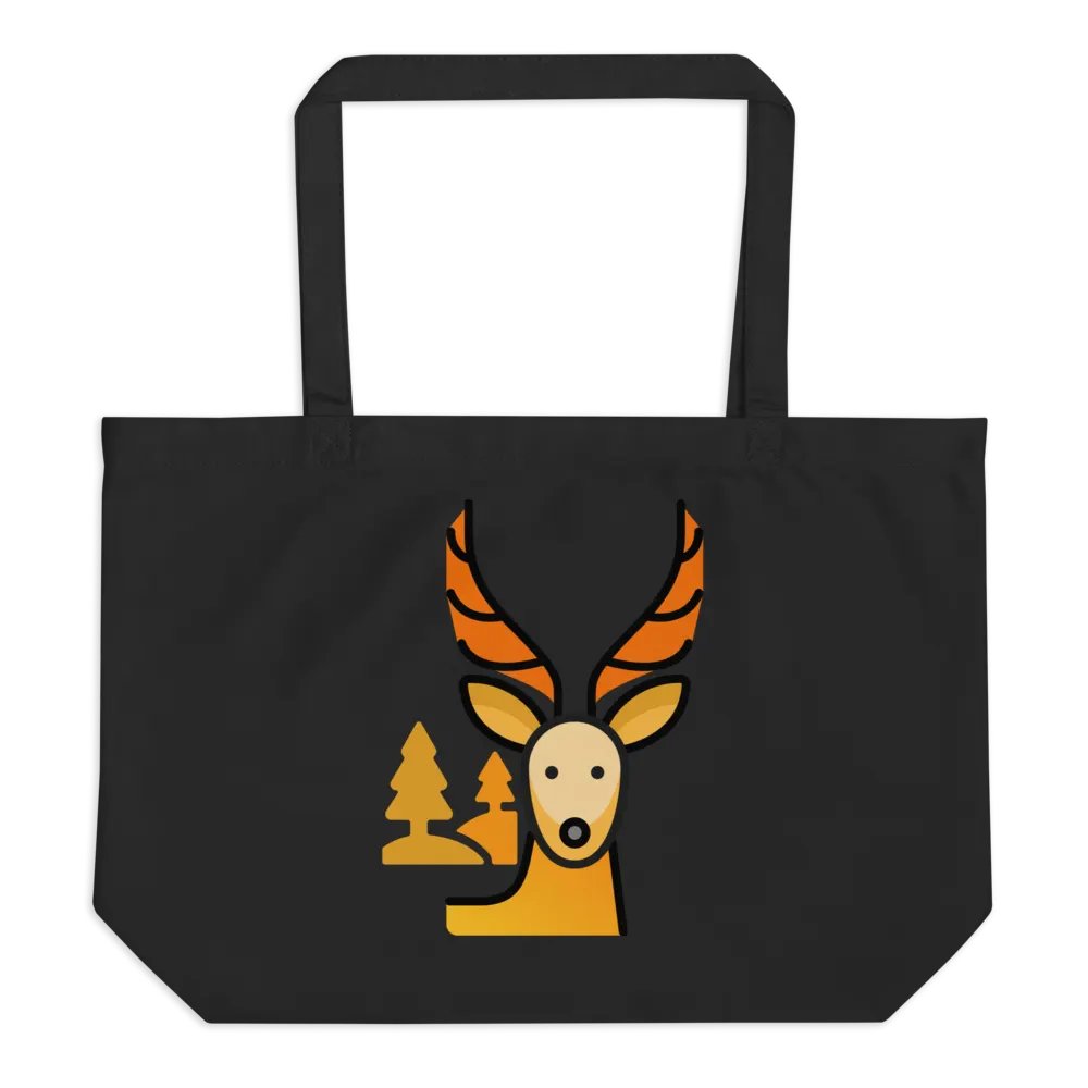Vadideki Geyik Wilderness Stag Organic Tote product image (1)