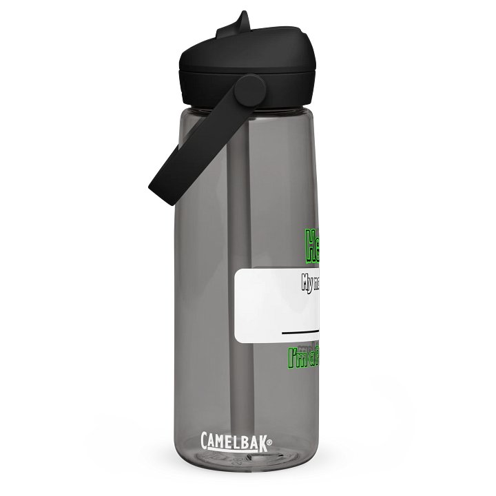 "Hello, I'm a Problem" Sticker Water Bottle product image (1)