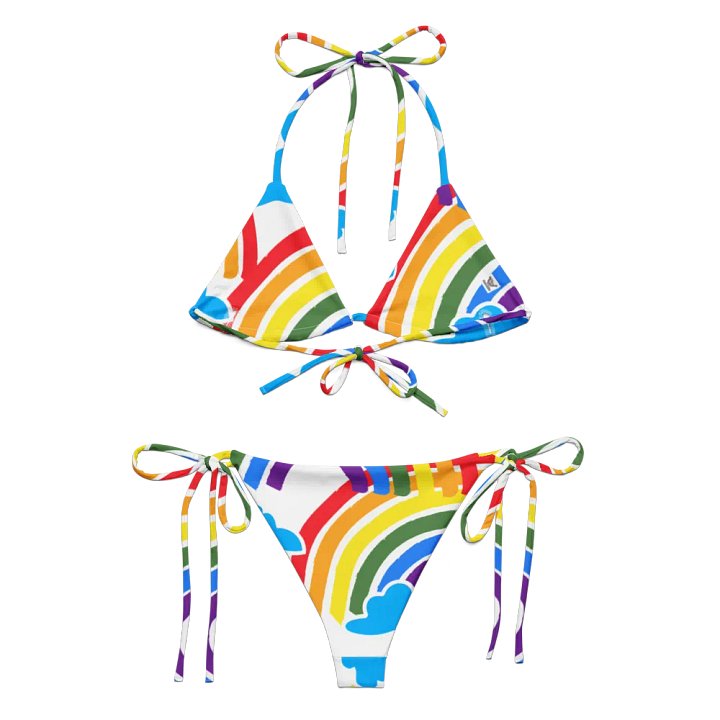Rainbow Clouds Recycled Bikini Set product image (1)