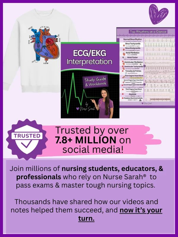  ECG/EKG Ultimate Learning Bundle by Nurse Sarah®  product image (7)