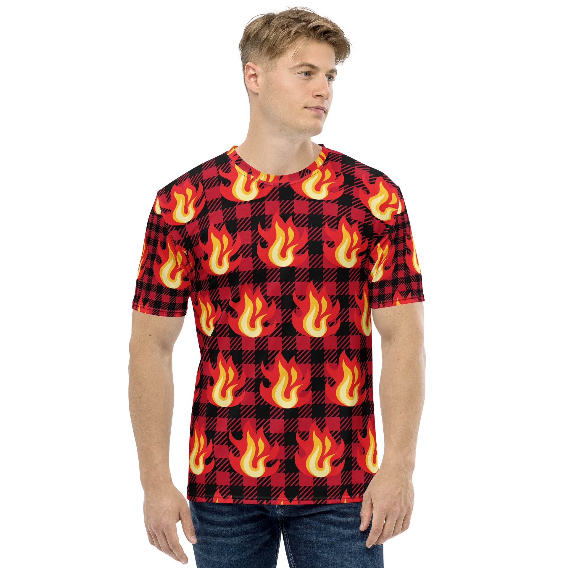 Flame Check Graphic Tee product image (4)