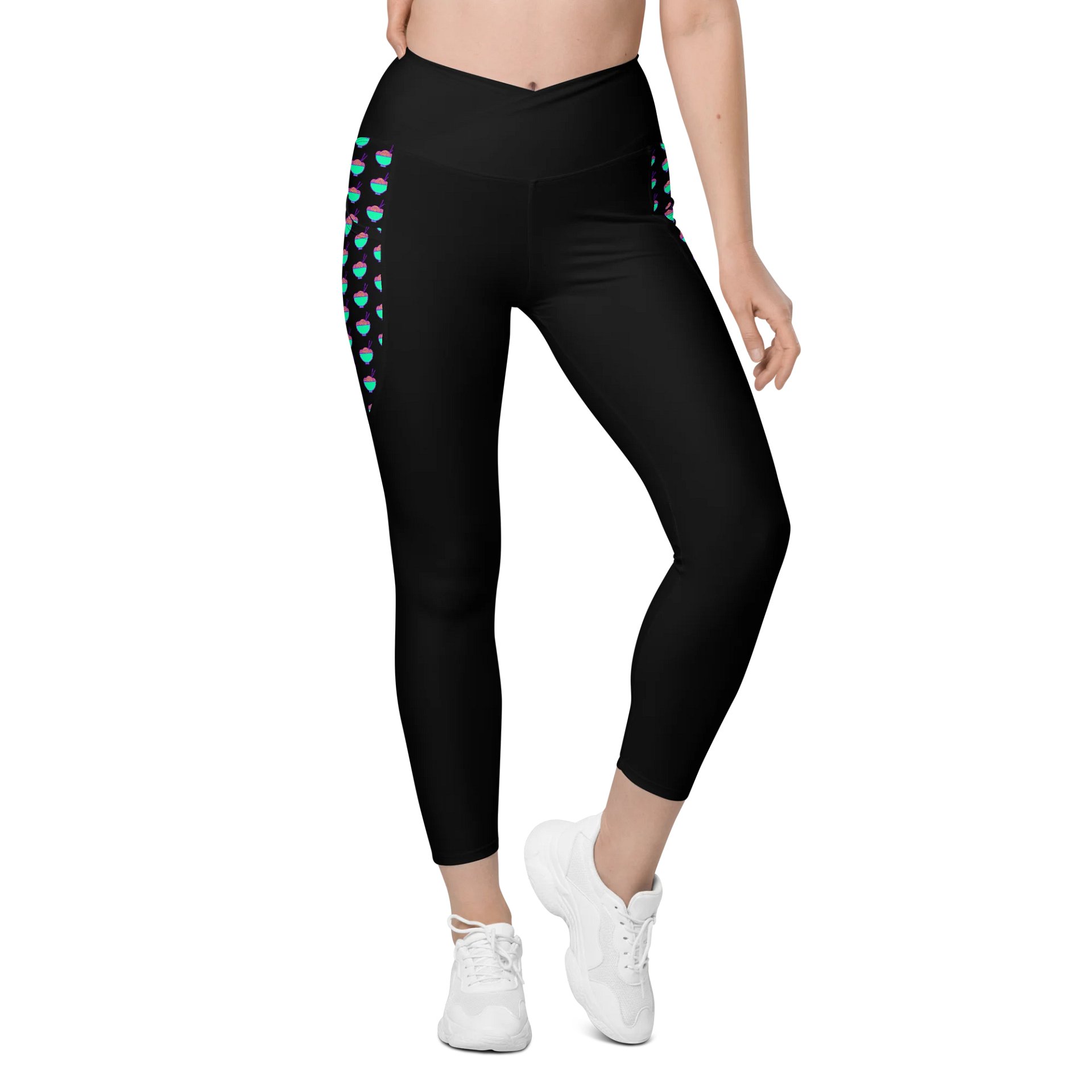 Noodle Crew Leggings! w/ Pockets! (Black) product image (1)