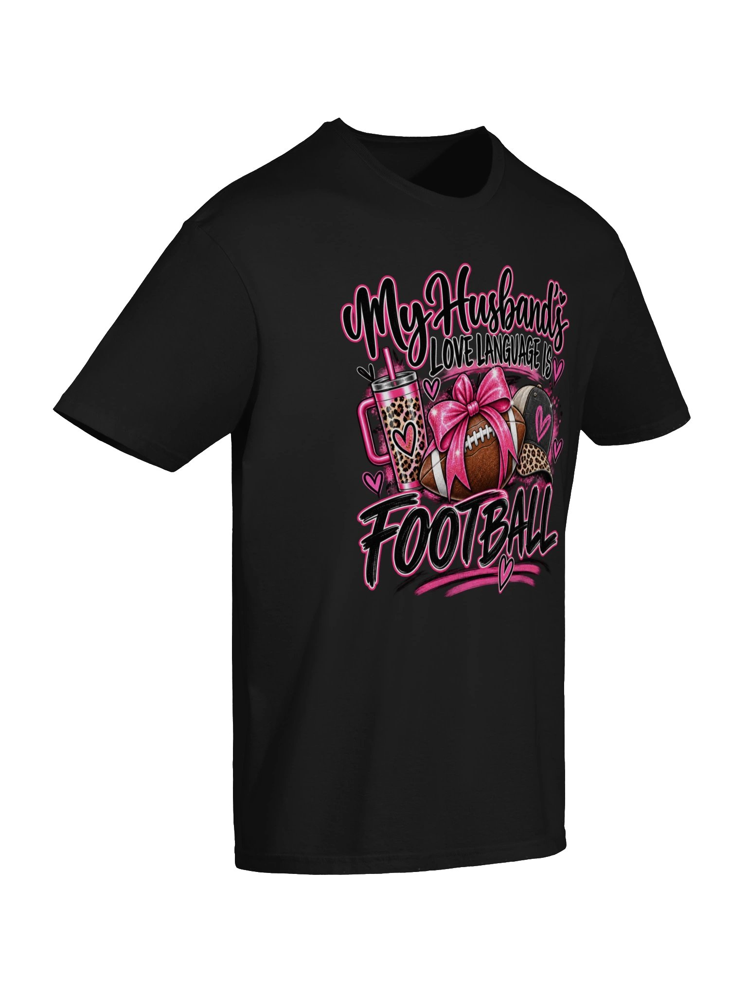 My Husband’s Love Language Is Football Tee product image (23)