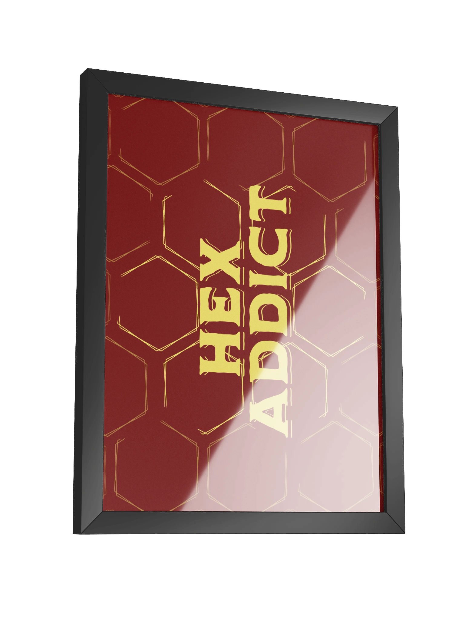Hex Addict Board Game Room Poster - FRAMED product image (10)