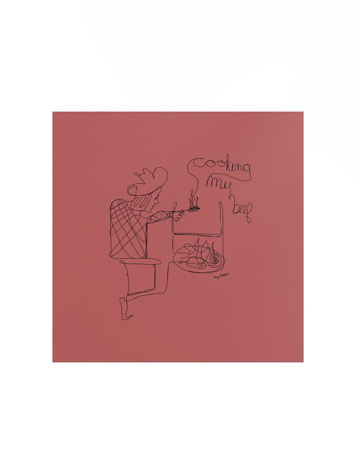 BEEF Line Art Print product image (1)