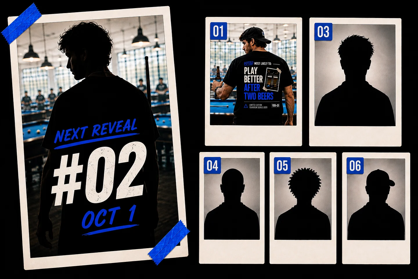 Check My Rack Yearbook Series teaser showing Player 02 as the next reveal