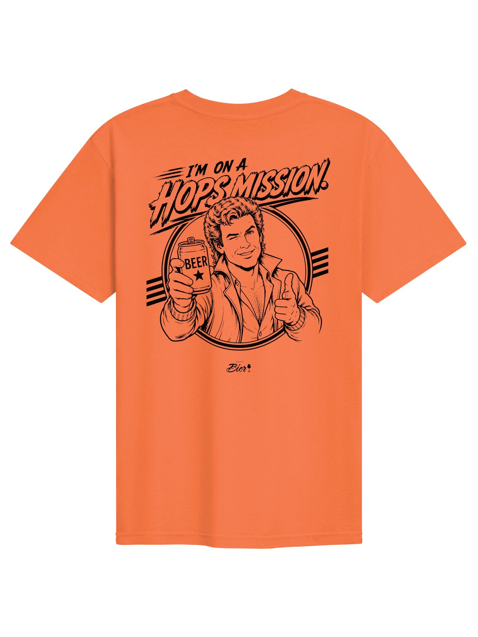David on a hops mission Premium Craftbier T-Shirt product image (1)