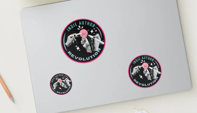 The Indie Author Revolution logo Vinyl Sticker product image (2)