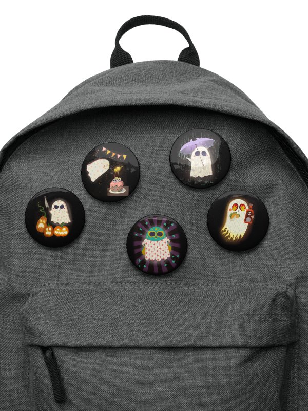 Little Ghost Pin Set #2 product image (2)