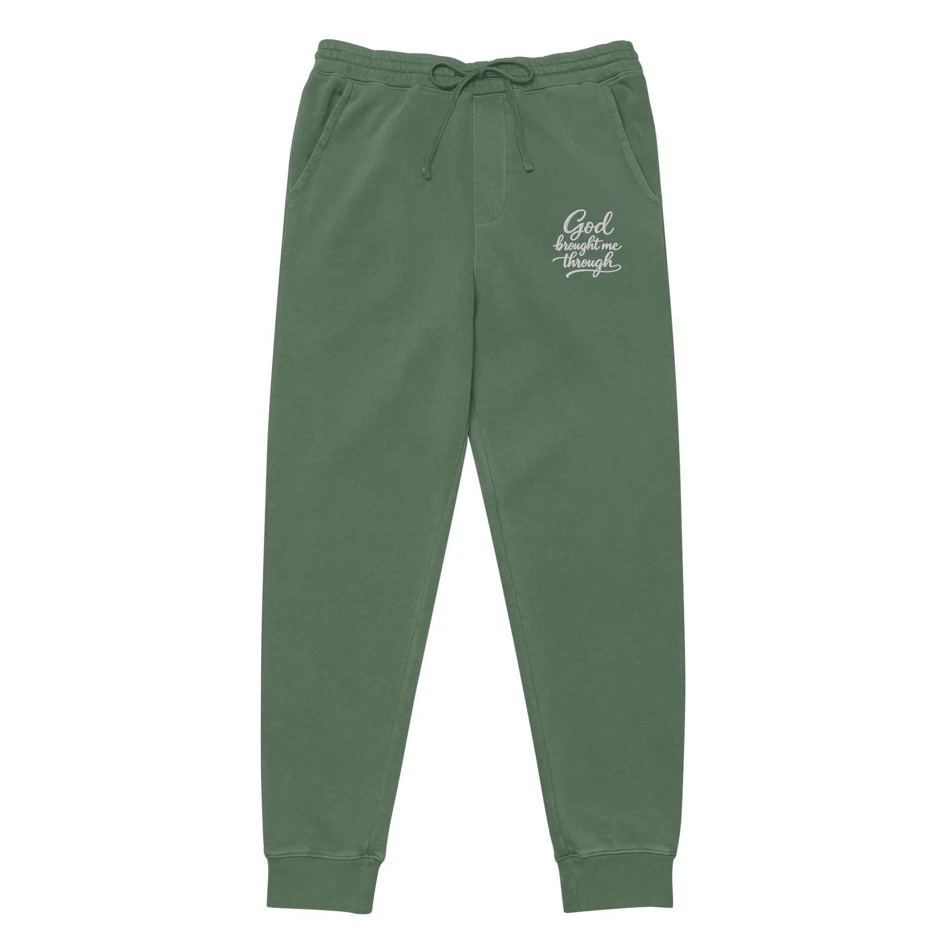 God Brought Me Through Joggers (Sky Blue Edition) product image (6)