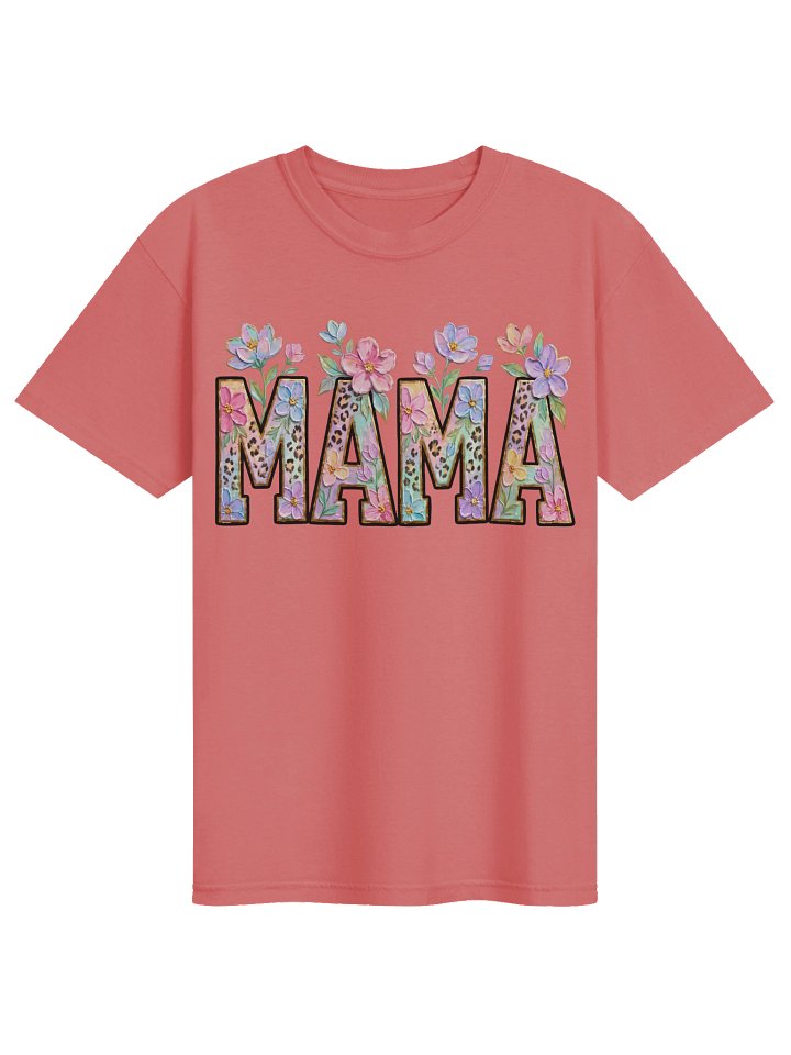 Mama Shirt, Floral Mama Graphic Tee, Comfort Colors Mama T-Shirt, Leopard Print Mom Shirt, Mother’s Day Gift product image (6)