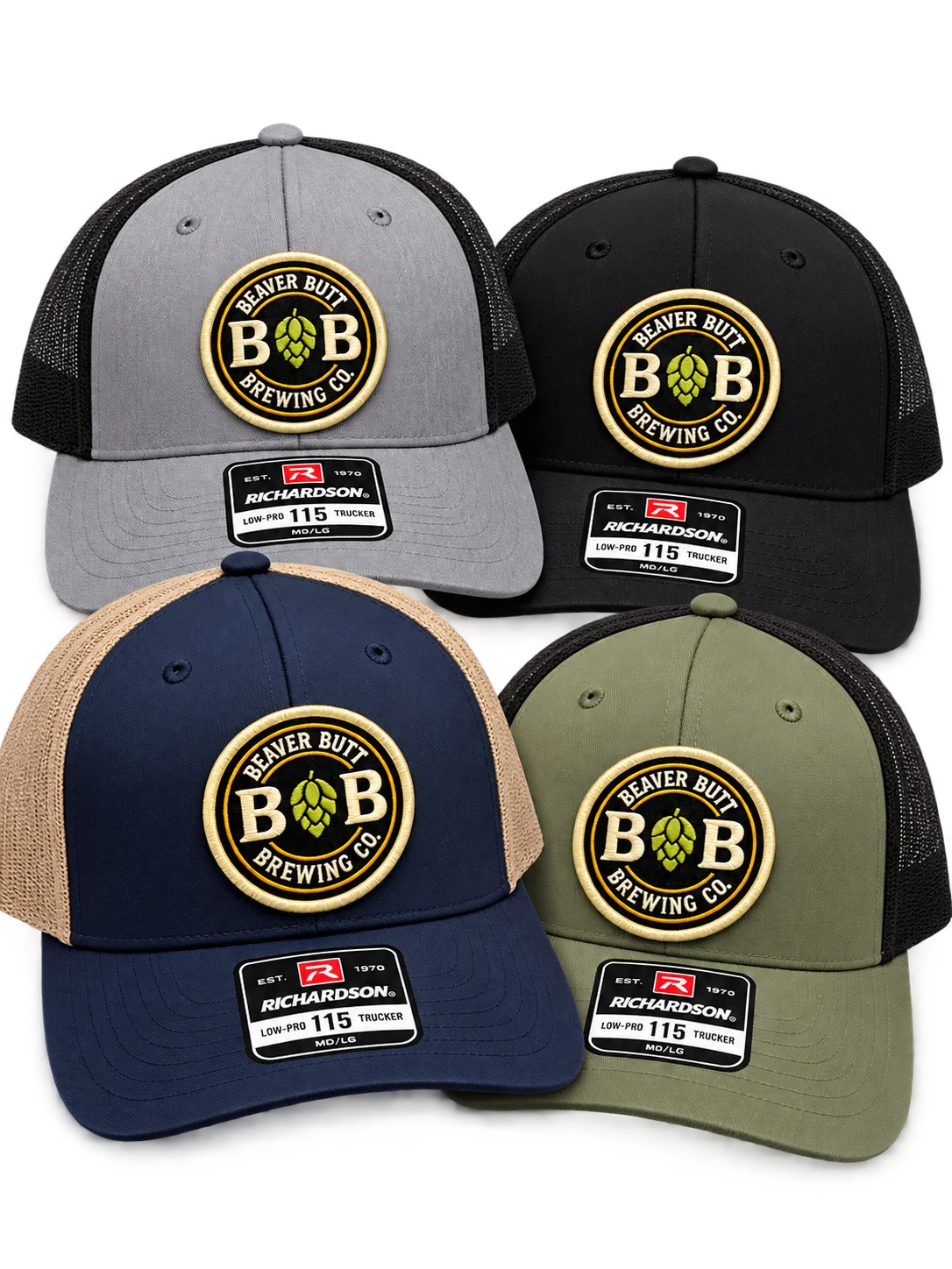 Beaver Butt Brewing Co. Embroidered Patch Hat product image (1)