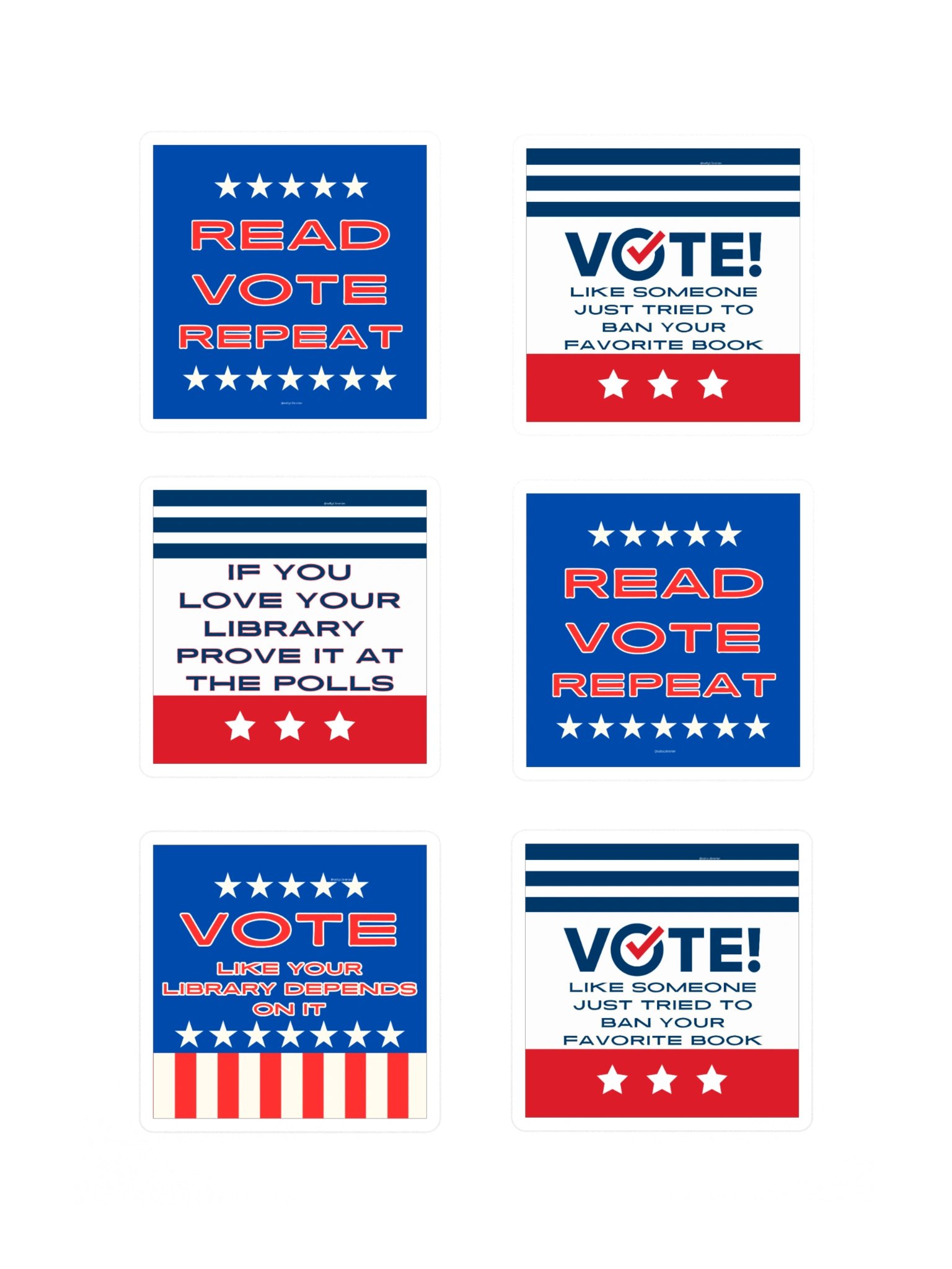 Librarians Vote Combo Stickers product image (3)