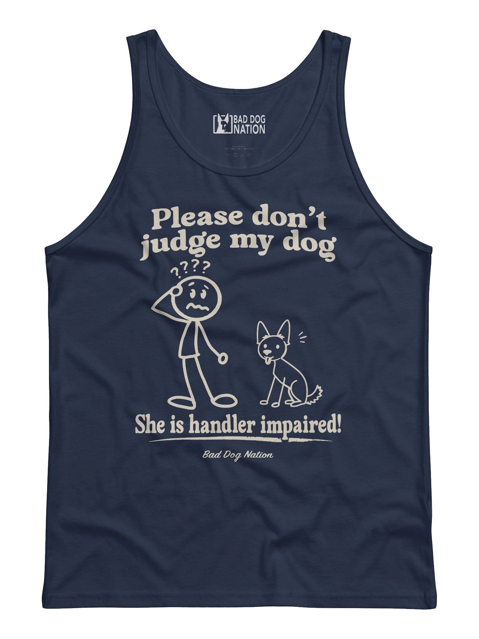 Handler Impaired (Female dog) - Premium Unisex Tank Top product image (1)