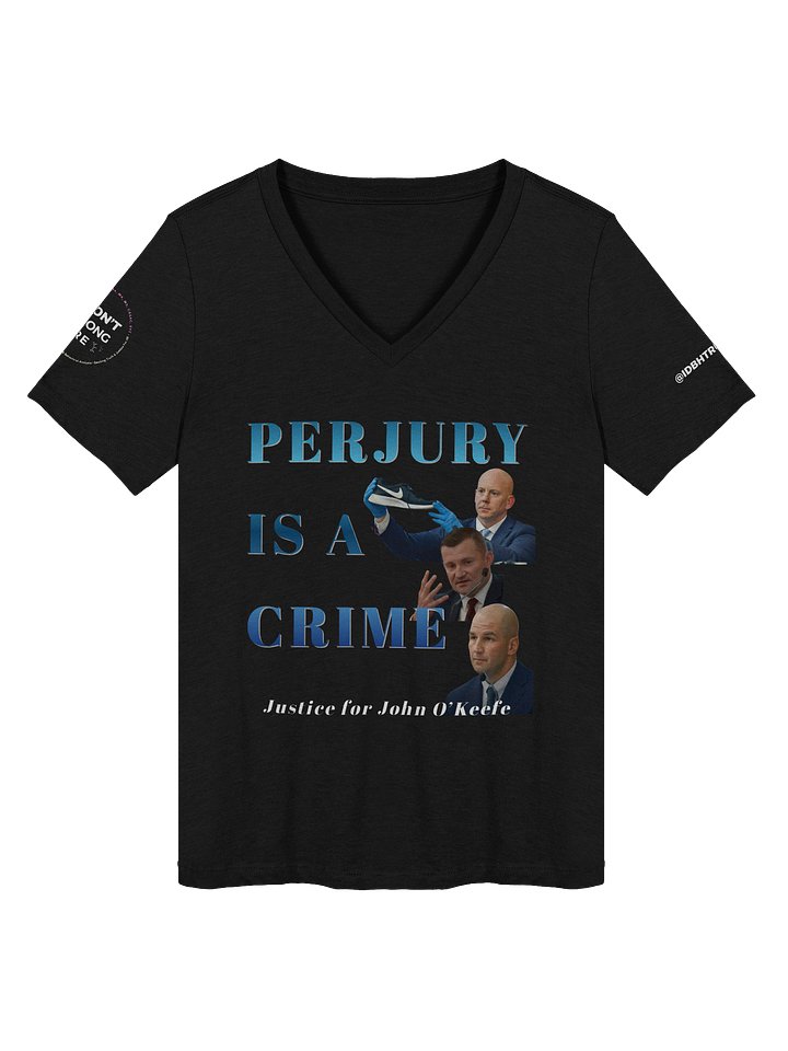 Perjury Is... The Cops IDBH Woman's V-Neck T-Shirt product image (1)
