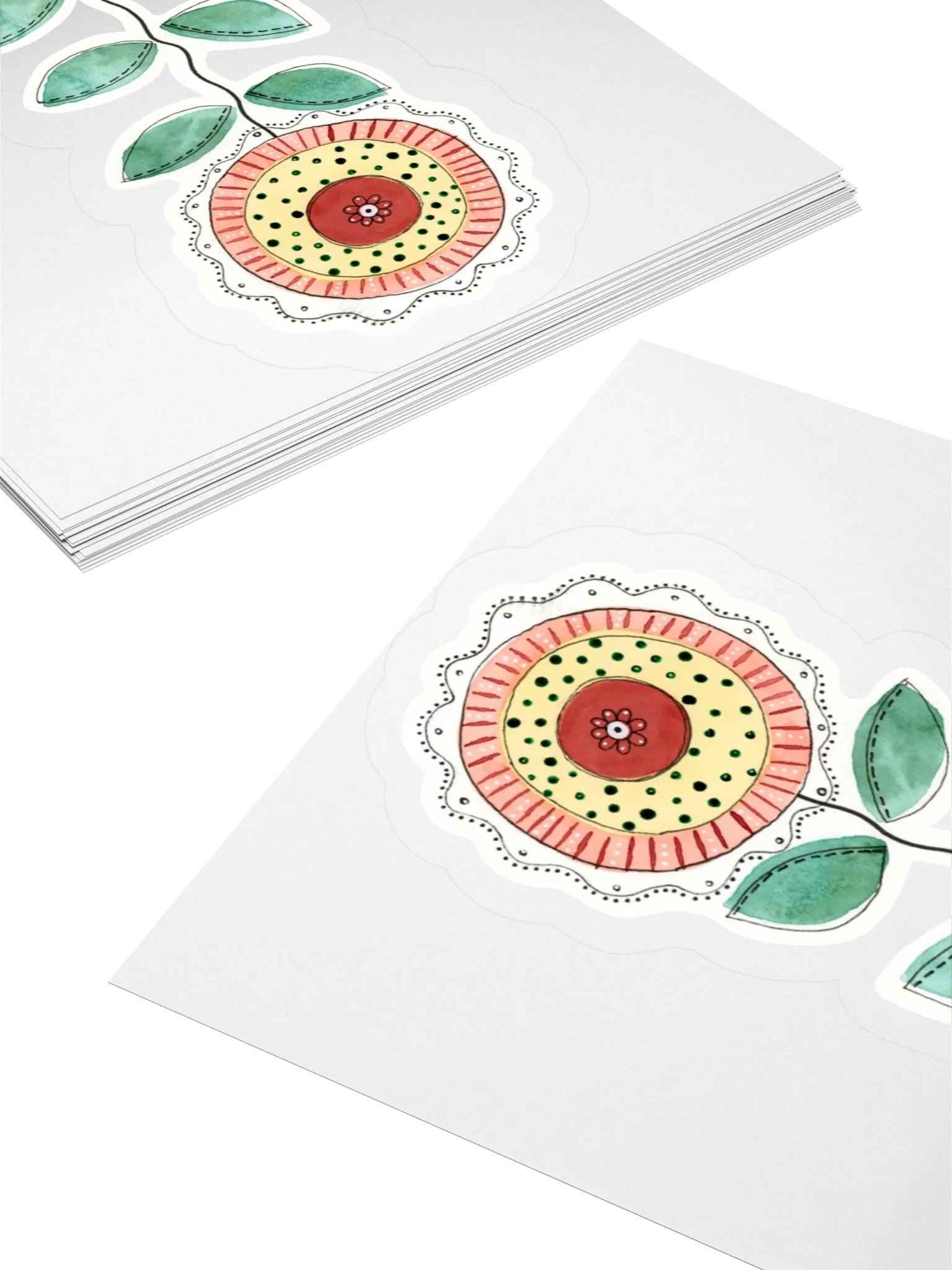 Flower Watercolor Doodle Sticker product image (12)