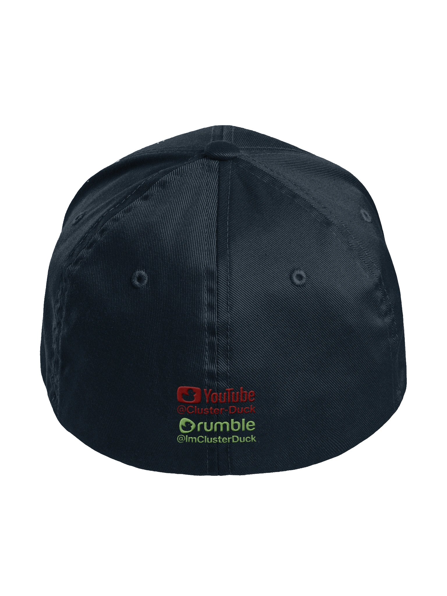 Cluster Duck Banner Fitted hat product image (34)
