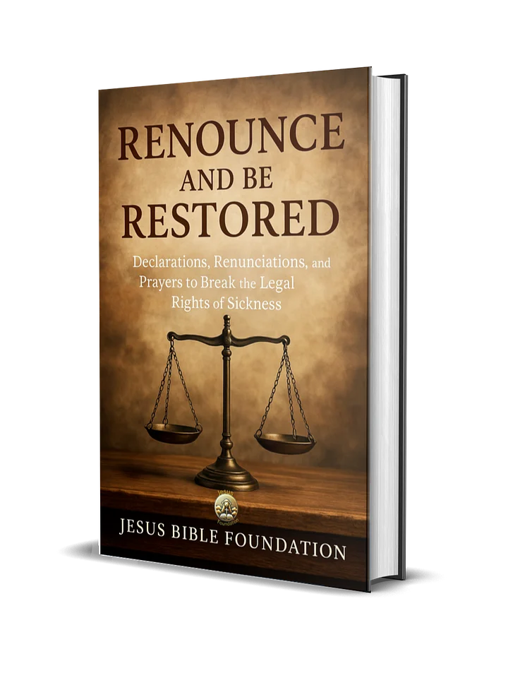 Renounce and Be Restored Declarations, Renunciations, and Prayers to Break the Legal Rights of Sickness product image (1)