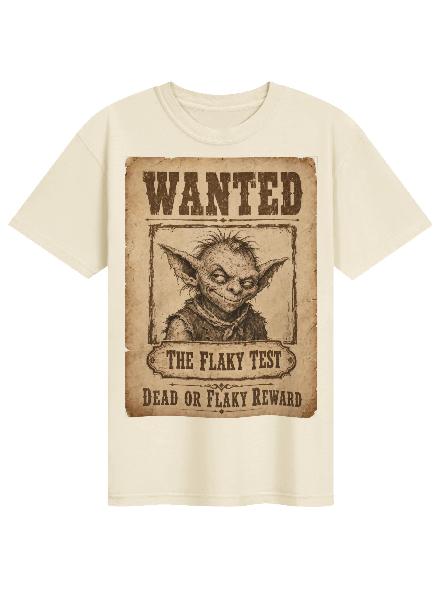Wanted The Flaky Test Tee product image (1)