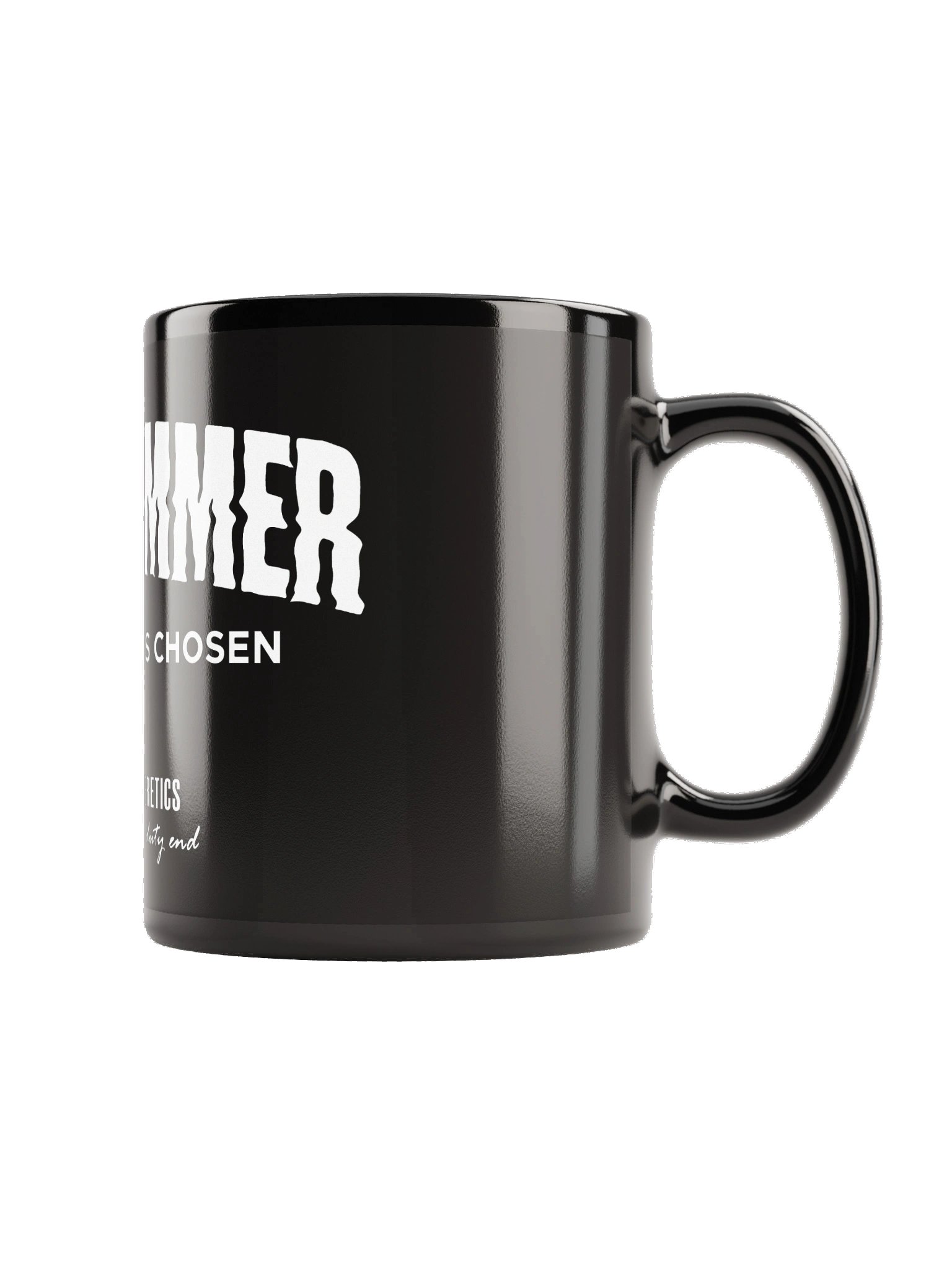 CHOSEN BLACK CERAMIC MUG product image (4)