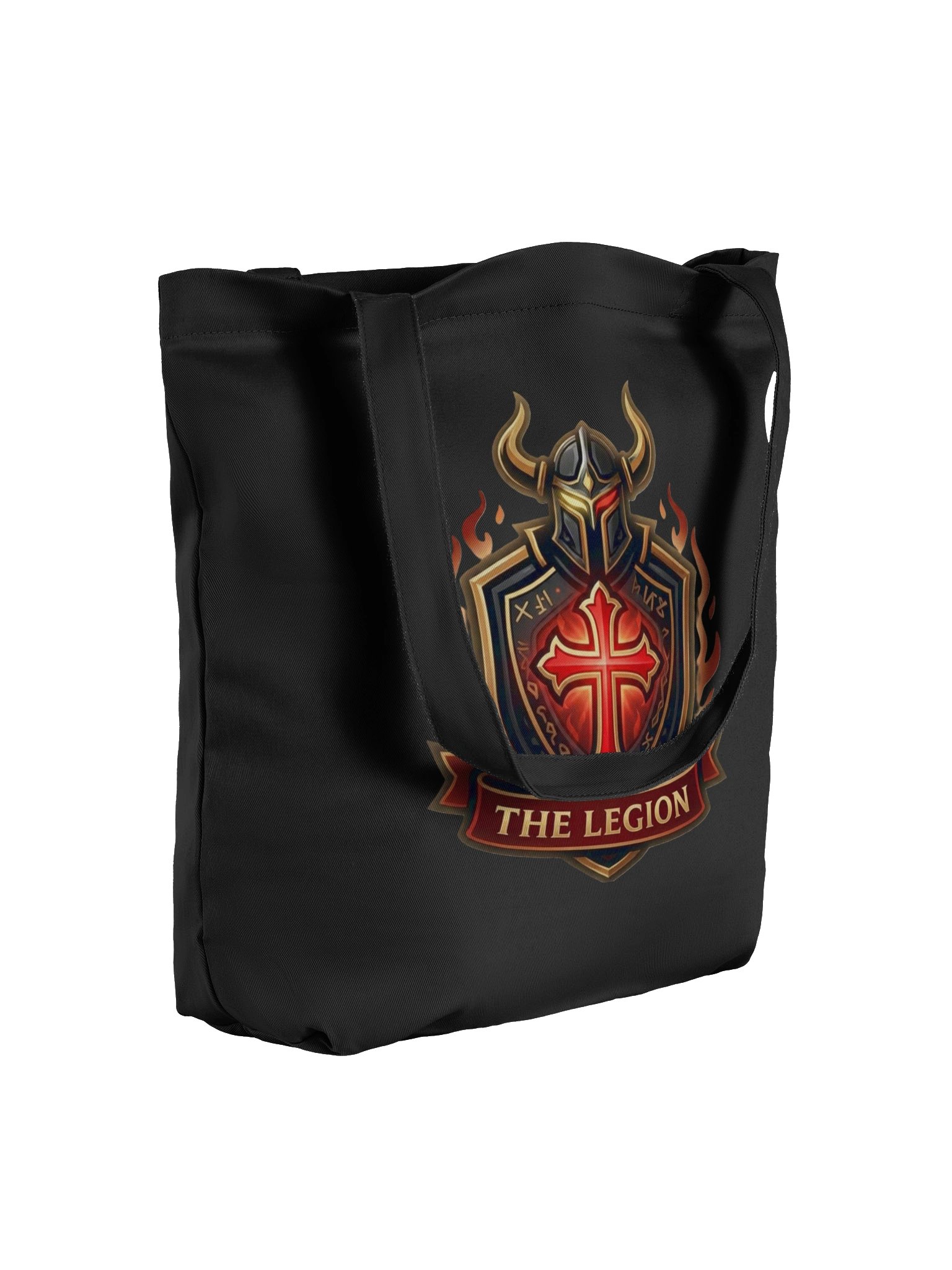 Two Knights Black Eco Tote Bag product image (4)