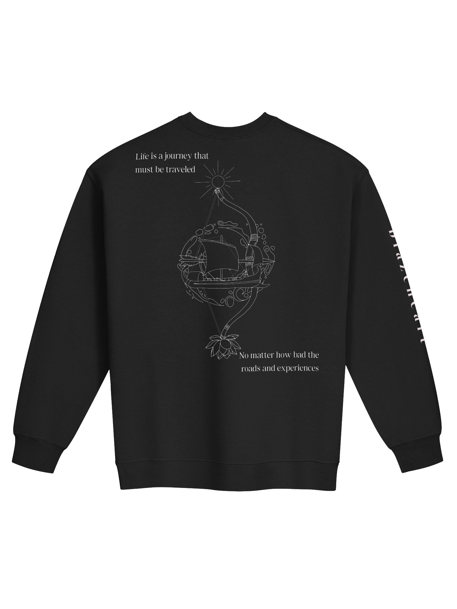 Odyssey Crewneck White Print product image (11)