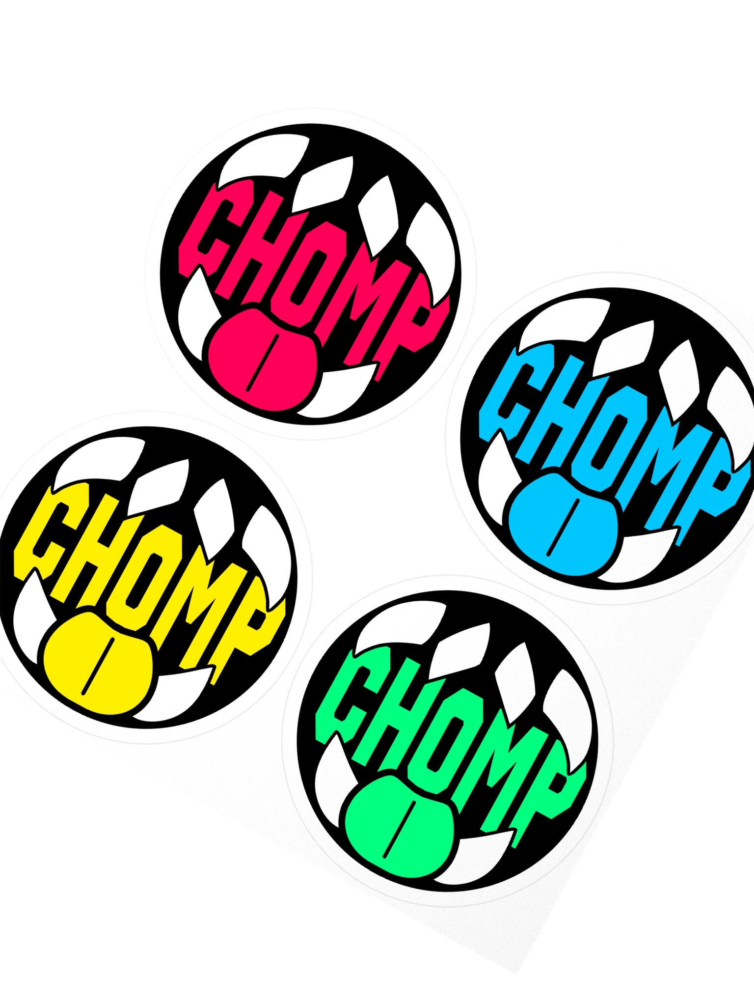 CHOMP Kiss Cut Sticker Set product image (2)