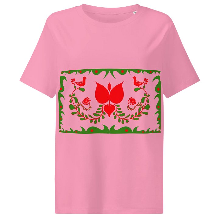 Folk Art Hungarian Harmony Organic Cotton Tee product image (1)