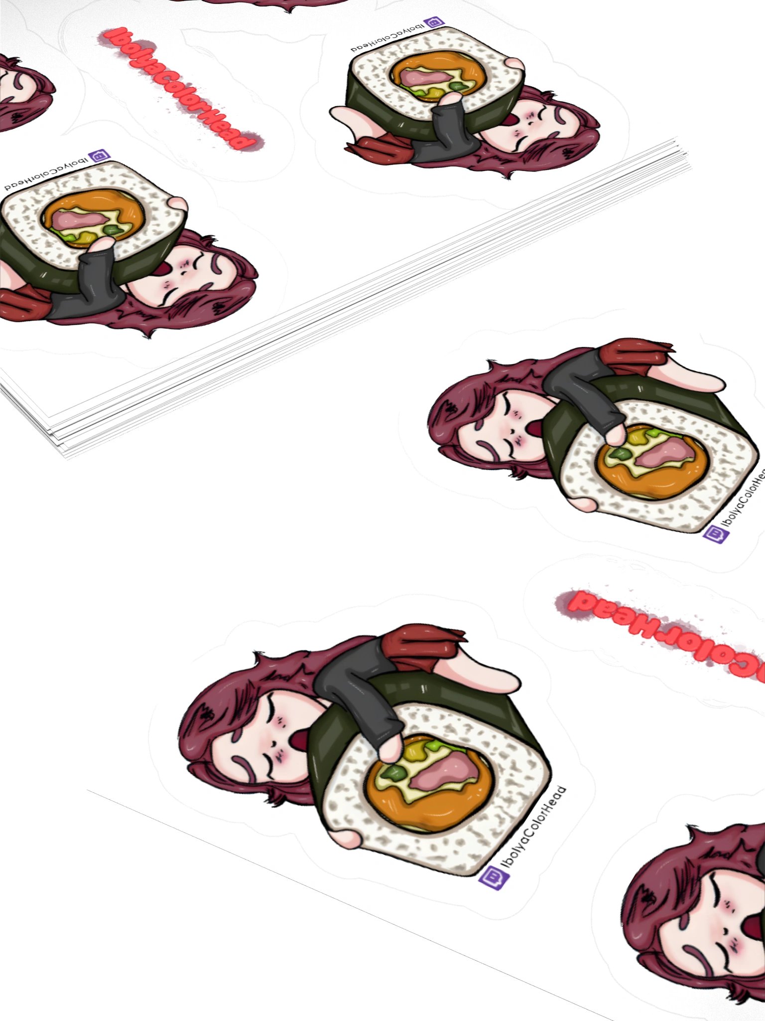 Sushi Hugging Stickers product image (4)