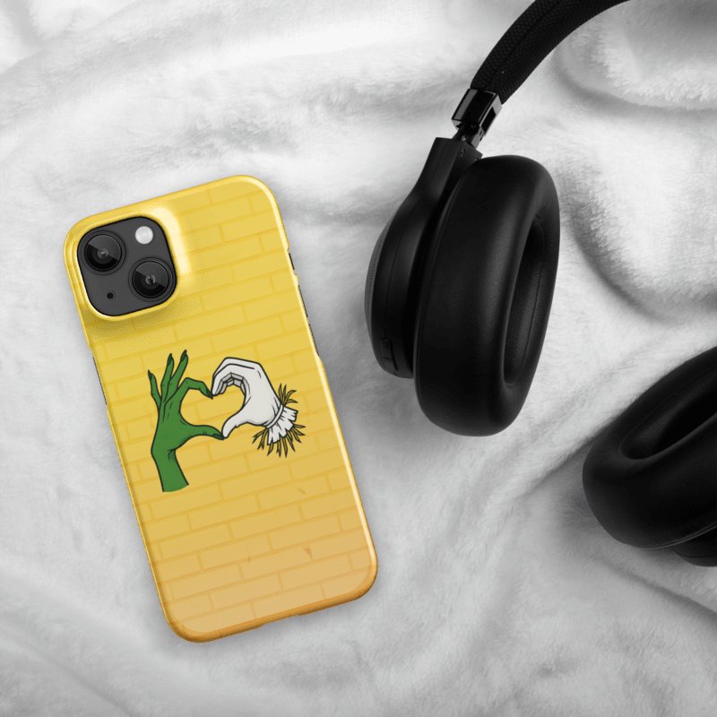 Wicked iPhone Case – Fiyero & Elphaba Heart Hands – Broadway Ship Art product image (4)