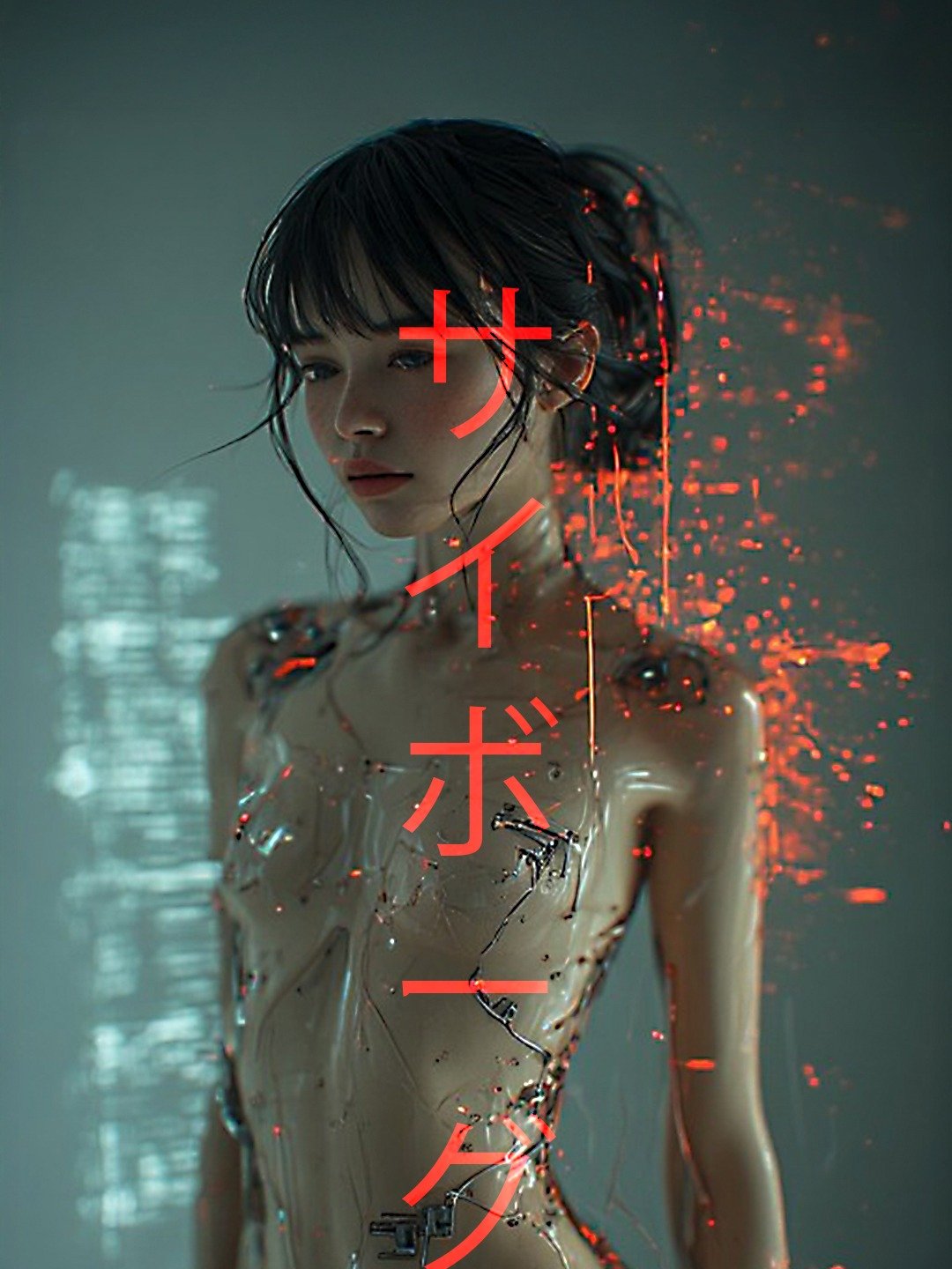 CYBORG_2096 // Glitch & Neon Wallpaper Pack product image (5)