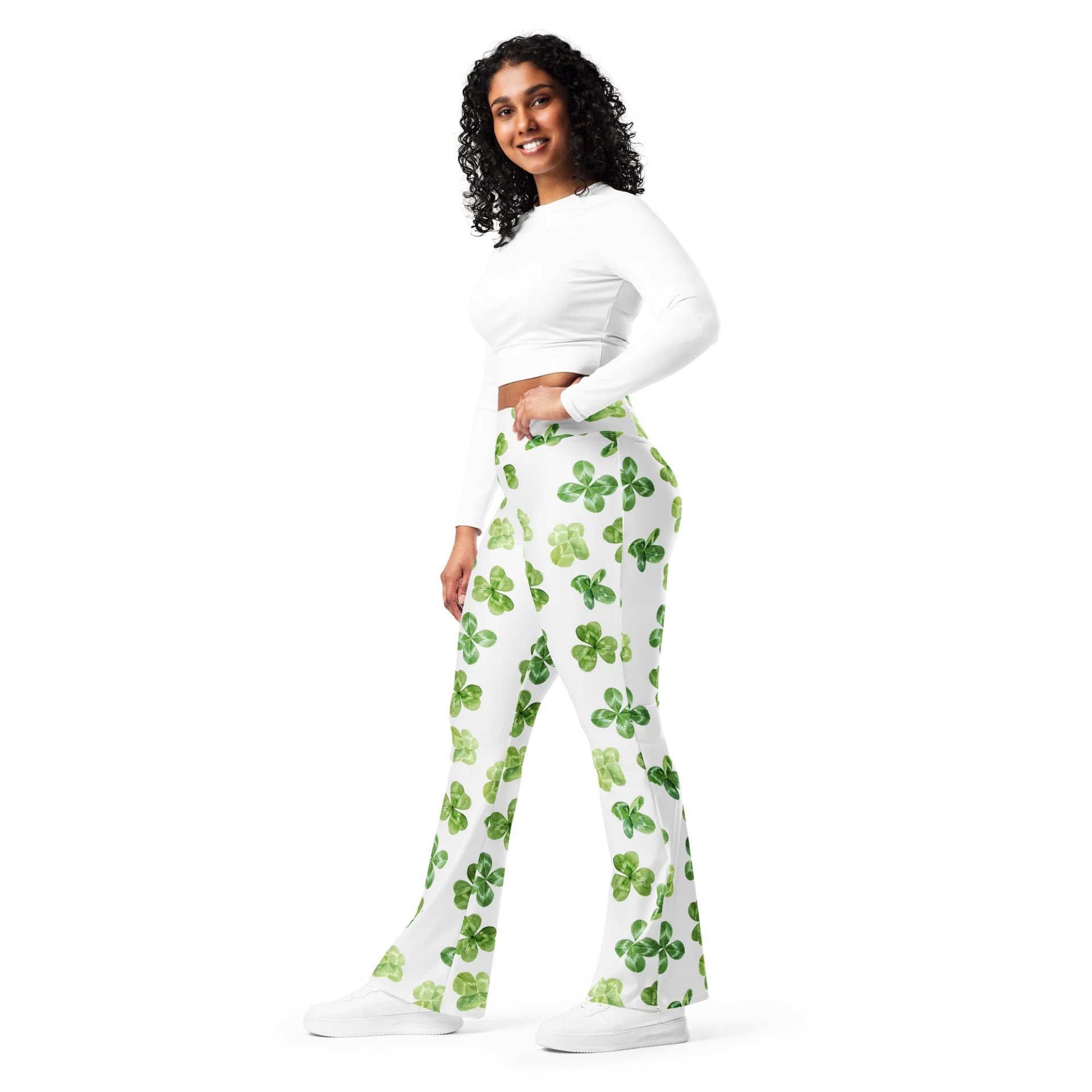 Barry Grady 'Lucky Clover' Flare Leggings product image (11)