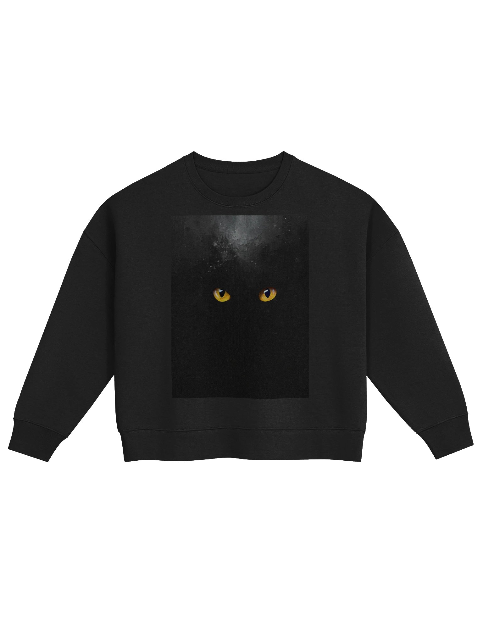 Sudadera orgánica Ojos etéricos de gato cósmico product image (1)