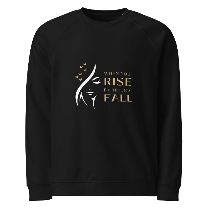 Women's Organic Raglan Sweatshirt ORFB0149 product image (1)