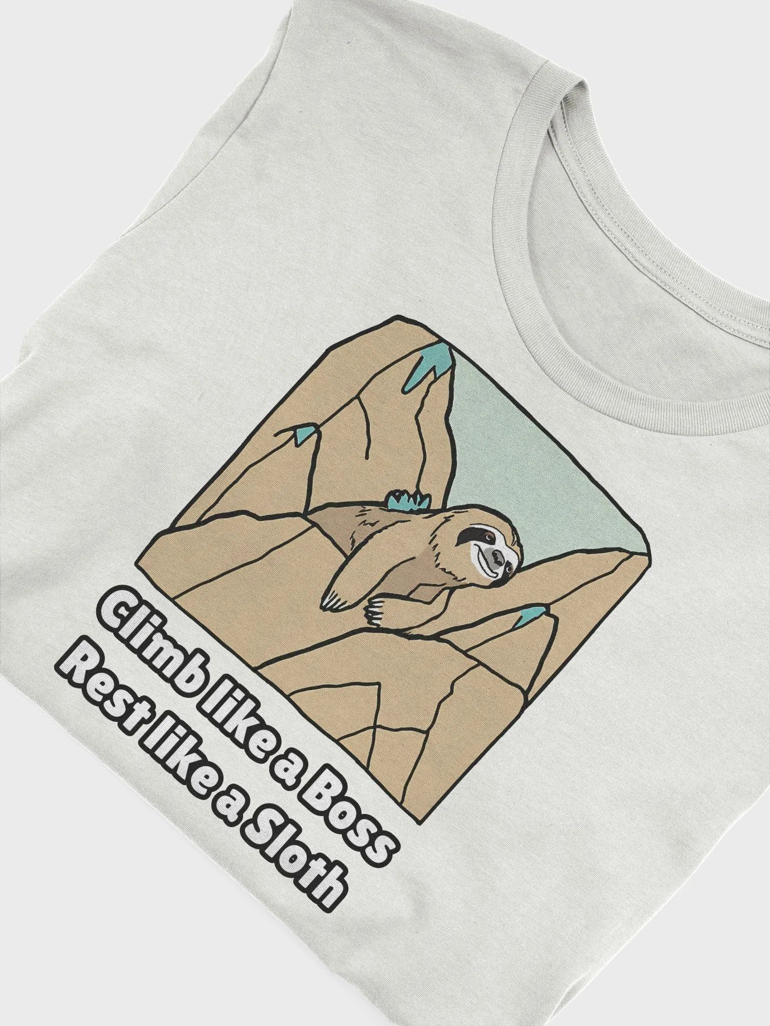 Climb Like a Boss Rest Like a Sloth - Climbing T-Shirt product image (3)