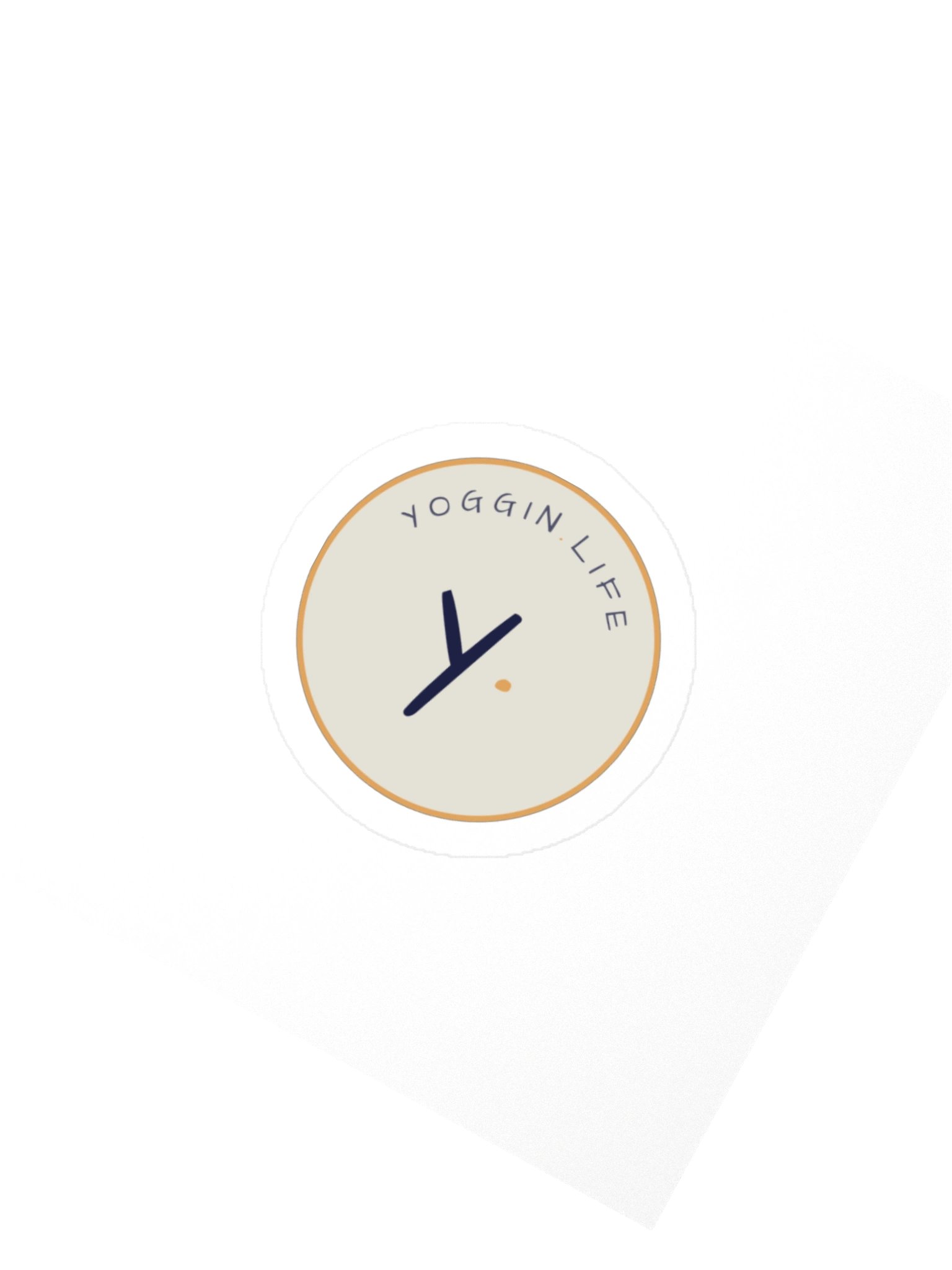 micro dot sticker — cream product image (2)