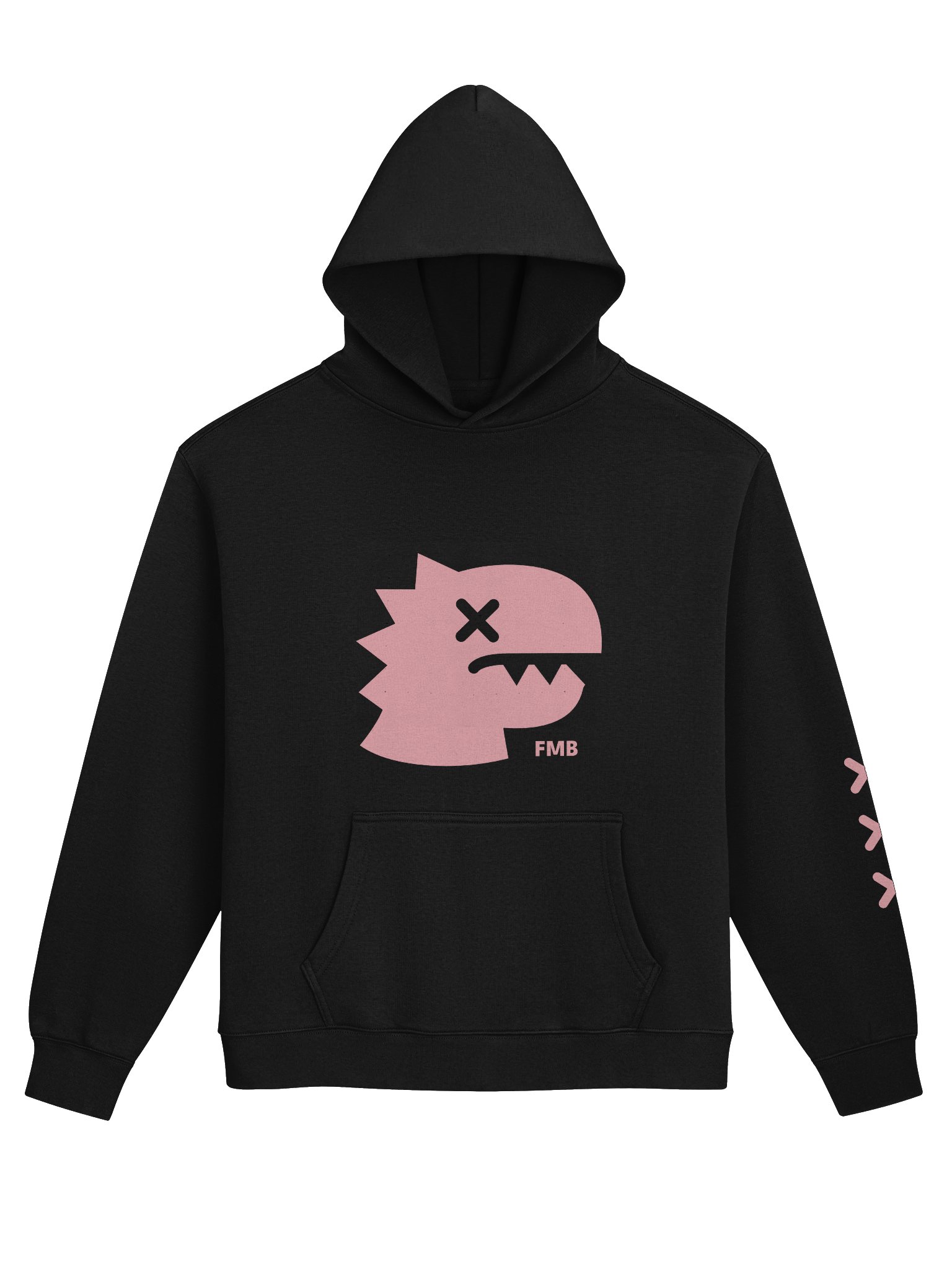 FMB | JETLAG DINO Premium Hoodie Pink product image (1)