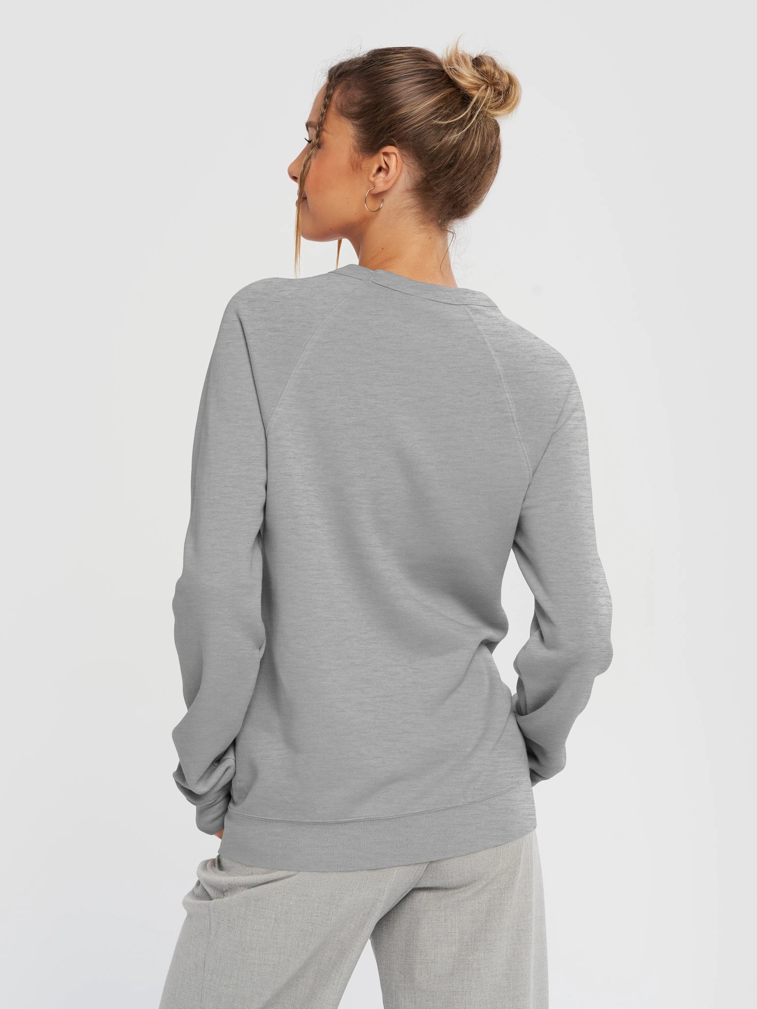 True Crime Academy Pullover Sweatshirt - Light Grey product image (6)